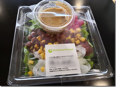 羽田空港の空弁「Premium Harvest ローストビーフサラダ」
